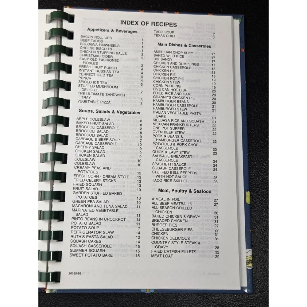 Bannertown Baptist Church Cookbook Germanton, NC 1998 Spiral‎